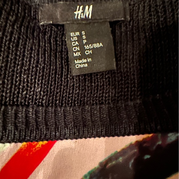 Artist brush stroke long sleeve top - Picture 7 of 7